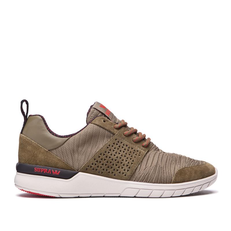 Supra SCISSOR Sneaker Low Damen Braun Online Kaufen IXBWR2189